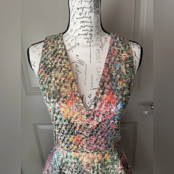 Alice + Olivia Varita Fit & Flare Metallic Dress - Picture 4 of 16